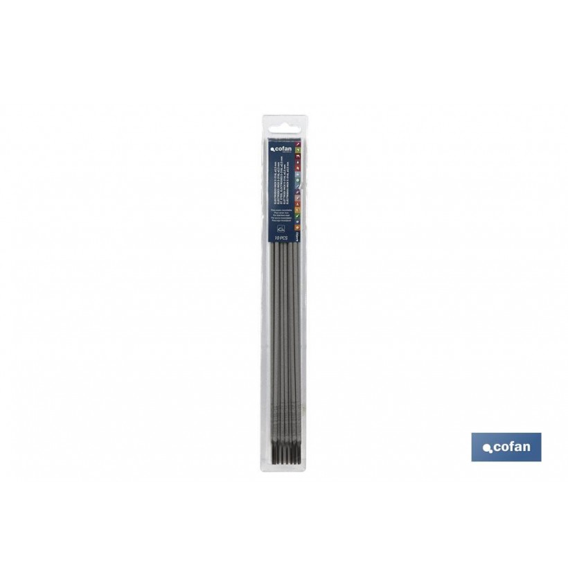 BLÍSTER ELECTRODOS INOX E-316L Ø2,5 MM 10 UDS