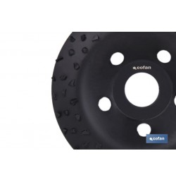 PLATO RECTIFICADOR CARBURO DE TUNGSTENO MULTIMATERIALES Ø115 X 22,23 GRANO GRUESO