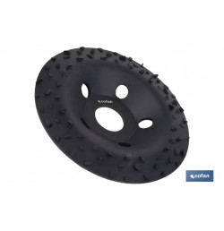 PLATO RECTIFICADOR CARBURO DE TUNGSTENO MULTIMATERIALES Ø115 X 22,23 GRANO GRUESO