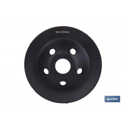 PLATO RECTIFICADOR CARBURO DE TUNGSTENO MULTIMATERIALES Ø115 X 22,23 GRANO GRUESO
