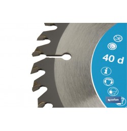 DISCO DE SIERRA CIRCULAR PARA MADERA Ø150 X 2,5 X 20 MM, 40 DIENTES