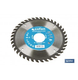 DISCO DE SIERRA CIRCULAR PARA MADERA Ø160 X 2,5 X 30 MM, 40 DIENTES