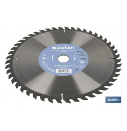 DISCO DE SIERRA INGLETADORA PARA MADERA Ø300 X 3,2 X 30 MM, 48 DIENTES