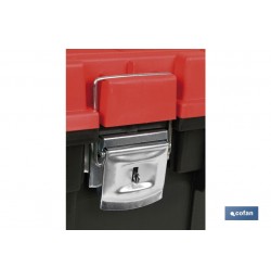 CAJA DE HERRAMIENTAS HEAVY DUTY NEGRO/ROJO