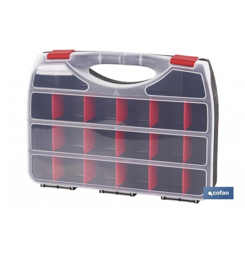 ESTUCHE 22 COMPARTIMENTOS 364 x 268 x 66 mm
