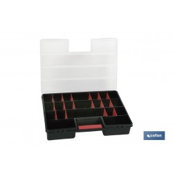 ESTUCHE SUPER 21 COMPARTIMENTOS 46X32X8 CM