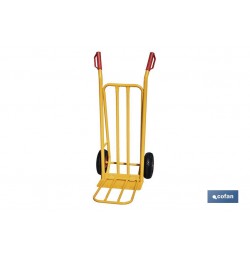 CARRETILLA ALMACÉN PALA ANCHA PLEGABLE 1160X510X780 MM