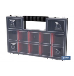ESTUCHE ORGANIZADOR 12 COMPARTIMENTOS 287 X 186 X 50 MM