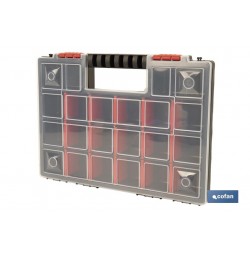ESTUCHE ORGANIZADOR 20 COMPARTIMENTOS 344 X 249 X 50 MM