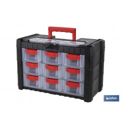 ARMARIO 9 GAVETAS 400 X 200 X 260 MM