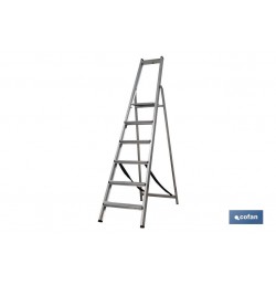 ESCALERA ALUMINIO SOLDADA 9 PELDAÑOS - REFORZADA
