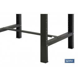 BANCO DE TRABAJO MADERA ANTRACITA L-1200 MM