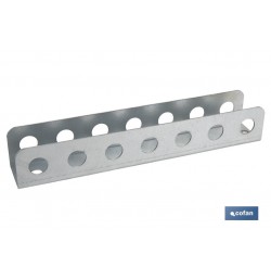 SOPORTE DESTORNILLADORES GALVANIZADO PARA PANEL DE HERRAMIENTAS L-220 MM