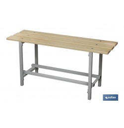 BANCO DE VESTUARIO MADERA L-1000 MM