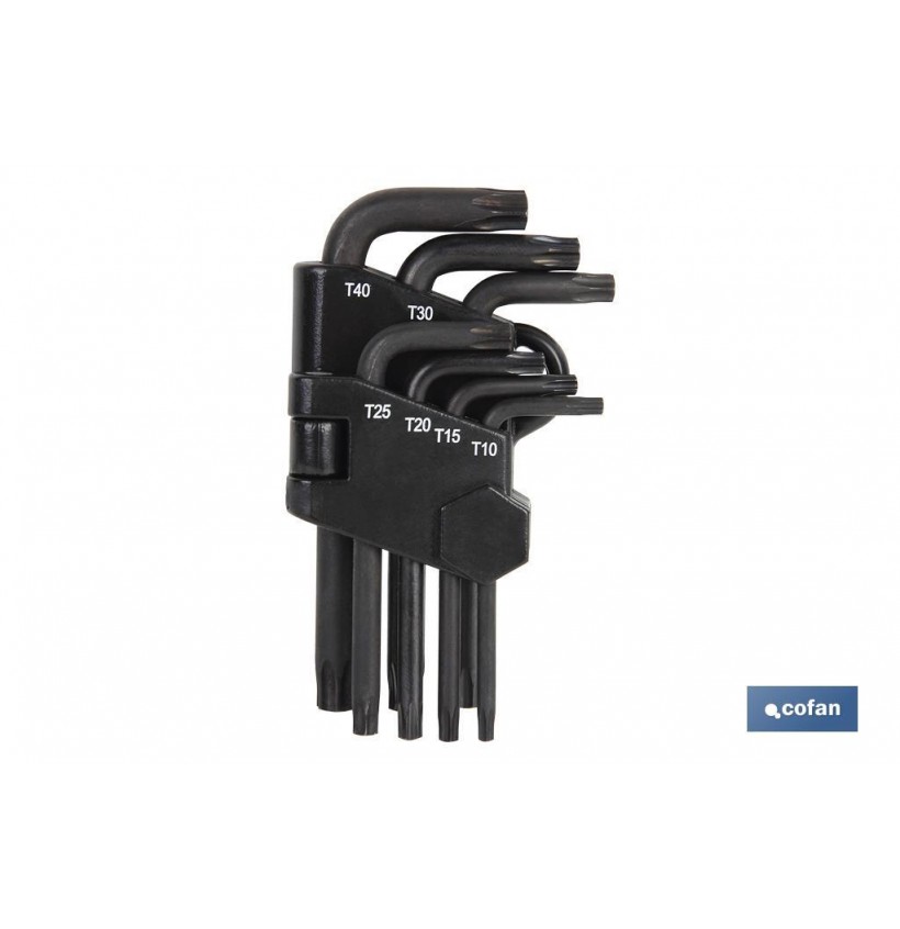 SET LLAVES TORX 7 UDS. (10-40)