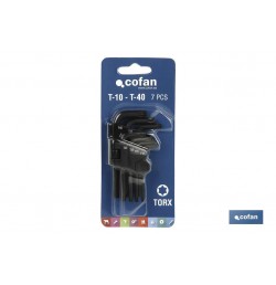 SET LLAVES TORX 7 UDS. (10-40)