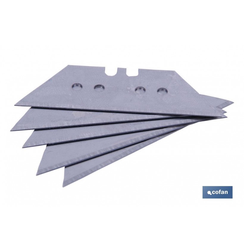PACK 5 CUCHILLAS TRAPEZOIDALES 60MM
