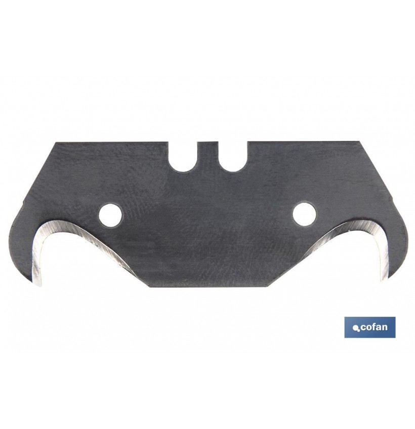 PACK 5 CUCHILLAS TIPO GANCHO CUTTER ZAMAK