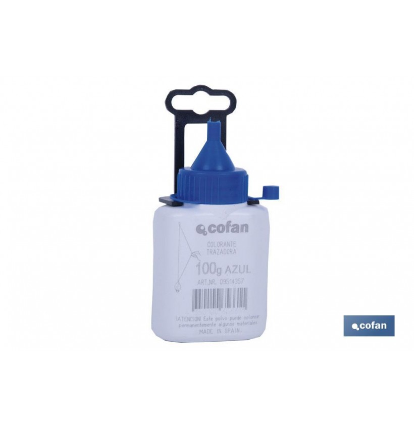 FRASCO DE POLVO AZUL 250 GRS
