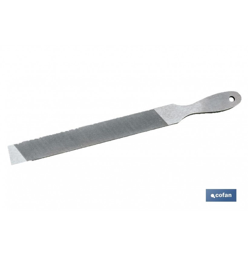 LIMA PLANA MANGO METAL 200mm GR-16 ENTREFINA