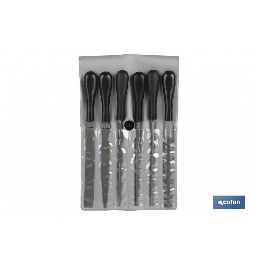 JUEGO DE LIMAS PARA LLAVES 6 UDS. 100 MM