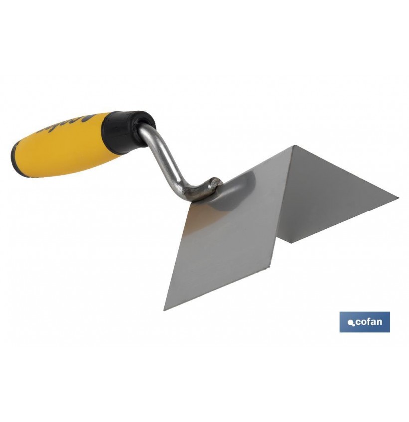 LLANA INOX PARA ESQUINAS EXTERIORES MANGO BI-COMPONENTE 80X60