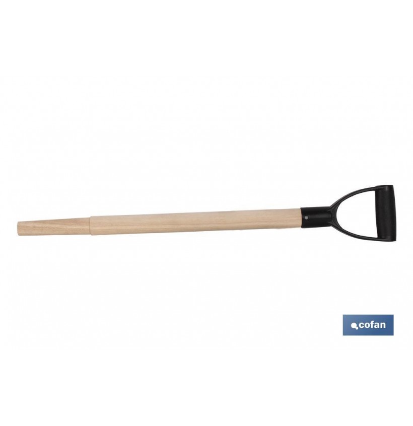 MANGO MADERA PALA MOLETA PLASTICO 55CM