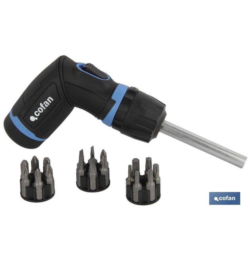 SET DESTORN. CARRACA T 19 PCS CONVERTER 5:1 VELOC.