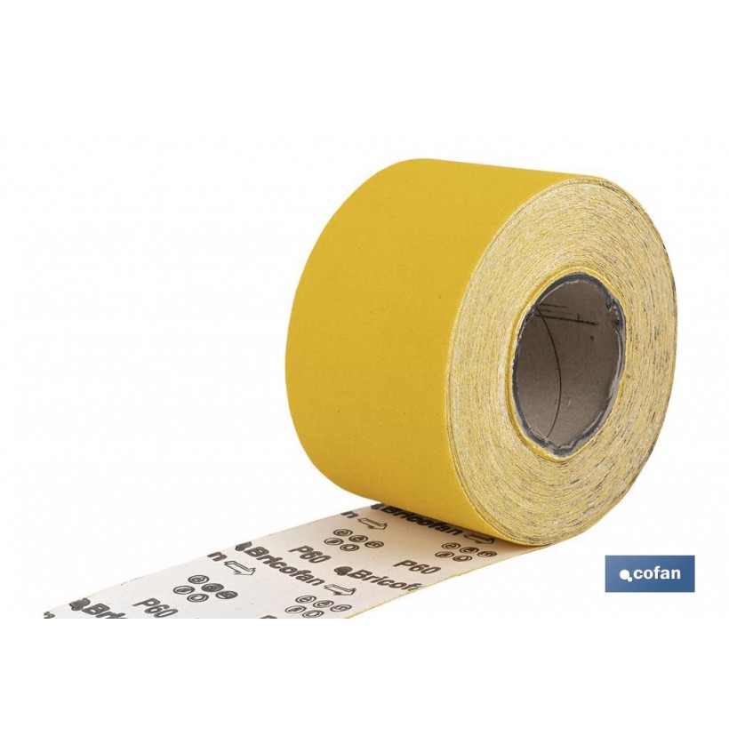 ROLLO LIJA DE PAPEL 100 X 25 M. G.60