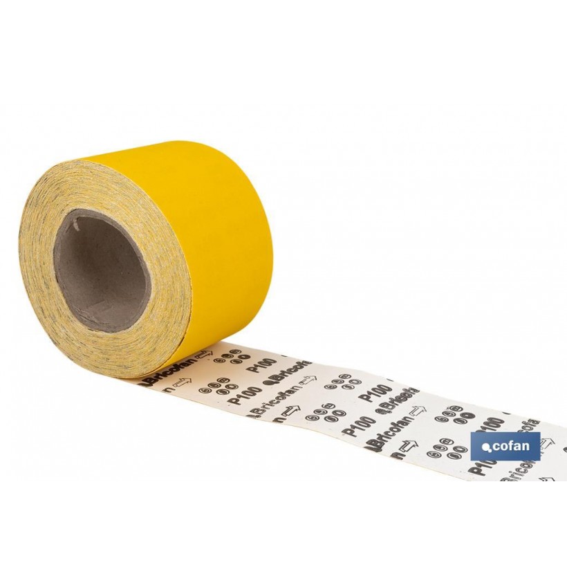 ROLLO LIJA DE PAPEL 100 X 25 M. G.100