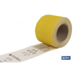 ROLLO LIJA DE PAPEL 100 X 25 M. G.180