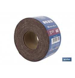 ROLLO LIJA TELA UNIVERSAL 100 X 25 M. G.60