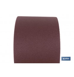 ROLLO LIJA TELA UNIVERSAL 100 X 25 M. G.180