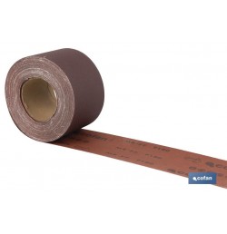 ROLLO LIJA TELA UNIVERSAL 100 X 25 M. G.180