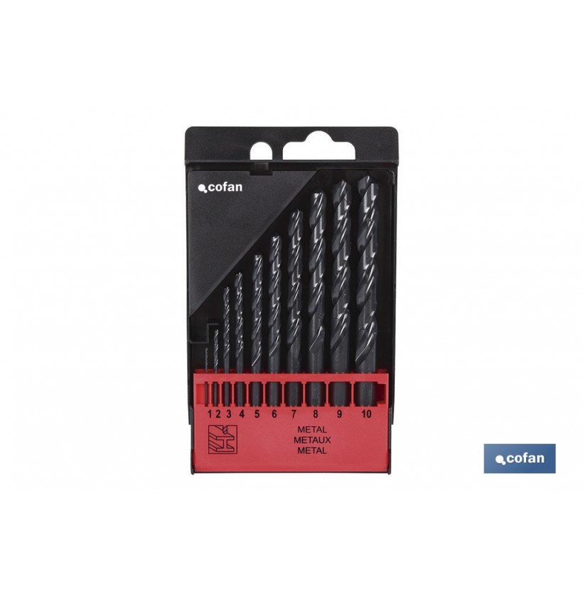 ESTUCHE BROCAS HSS - MEDIDAS: 2 - 8mm (6 pcs)