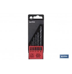ESTUCHE BROCAS HSS - MEDIDAS: 2 - 8mm (6 pcs)