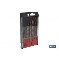 ESTUCHE BROCAS HSS-CO - MEDIDAS: 1 - 10 mm (10 pcs.)