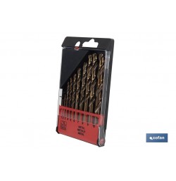 ESTUCHE BROCAS HSS-CO - MEDIDAS: 1 - 10 mm (10 pcs.)