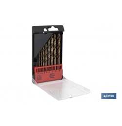 ESTUCHE BROCAS HSS-CO - MEDIDAS: 1 - 10 mm (10 pcs.)