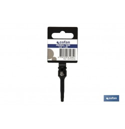 VASO IMPACTO 1/4 TORX MACHO T-25