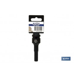 VASO IMPACTO 1/2 HEXAG. MACHO 4 MM
