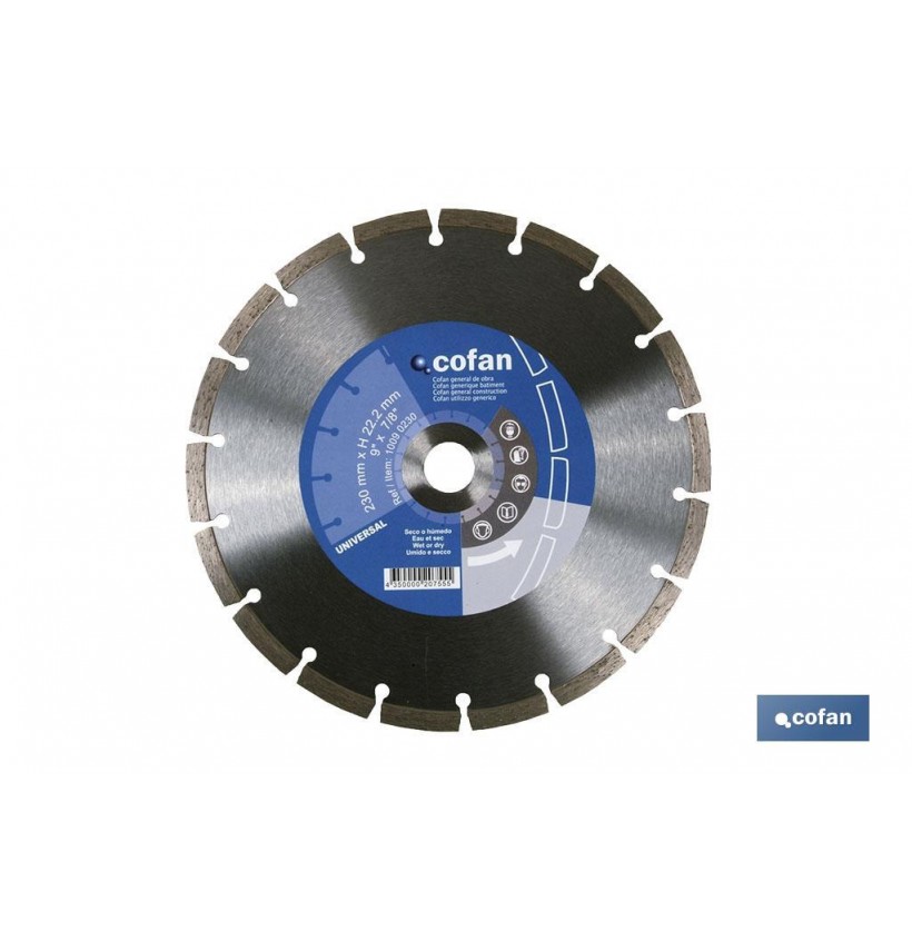 DISCO DIAM. UNIVERSAL BASICO 115 MM.