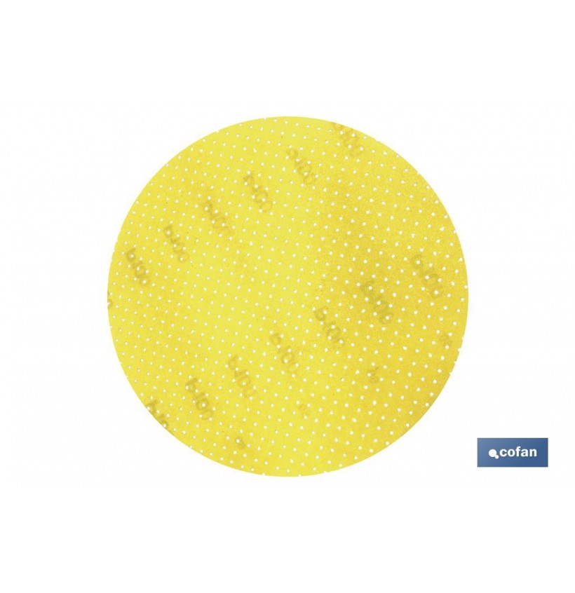 DISCO LIJA MICROPERFORADO ALTA CALIDAD C/VELCRO Ø225 G-40