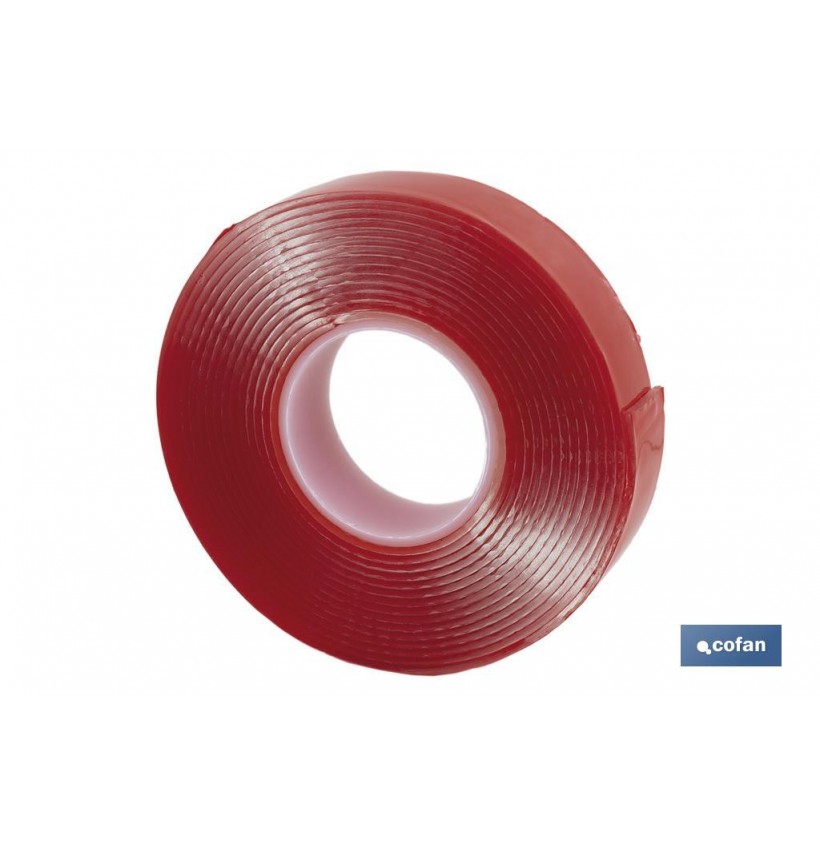 CINTA DOBLE CARA EXTRAFUERTE BRICOFAN 19 MM X 1,5 M