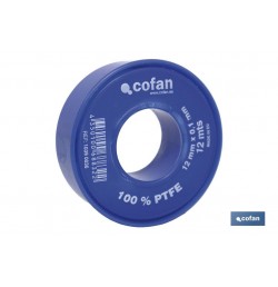 ROLLO 12 MTS CINTA PTFE DE 12mm X 0,10mm