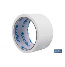 CINTA AMERICANA BLANCA 180 MICRAS 50 MM X 25 M