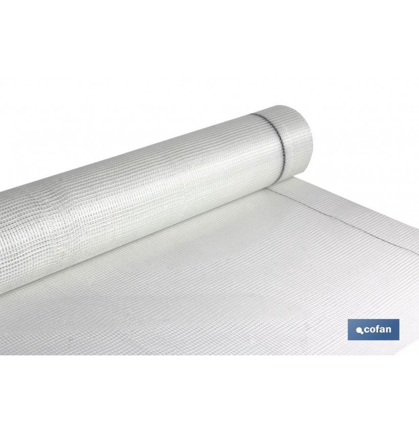 ROLLO 1x50 m MALLA F.DE VIDRIO 5x5mm REVOCOS YESO