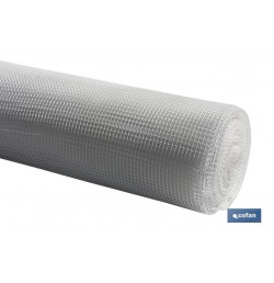 MALLA PLAST. CUADRADA JARDIN 10mm BLANCO 1x25m