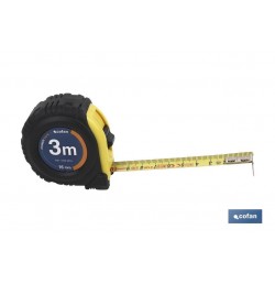 FLEXÓMETRO PROTEC. GOMA 16 MM X 3 M