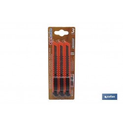 PACK 3 CUTTERS ABS EN BLISTER HOJA 9 MM